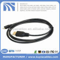 Micro HDMI para HDMI macho cabo para celular Droid Razr Atrix 2 Droid X HTC EVO 4G